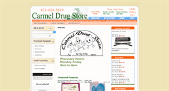 Desktop Screenshot of carmeldrugstore.com