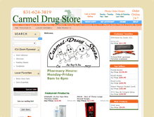 Tablet Screenshot of carmeldrugstore.com